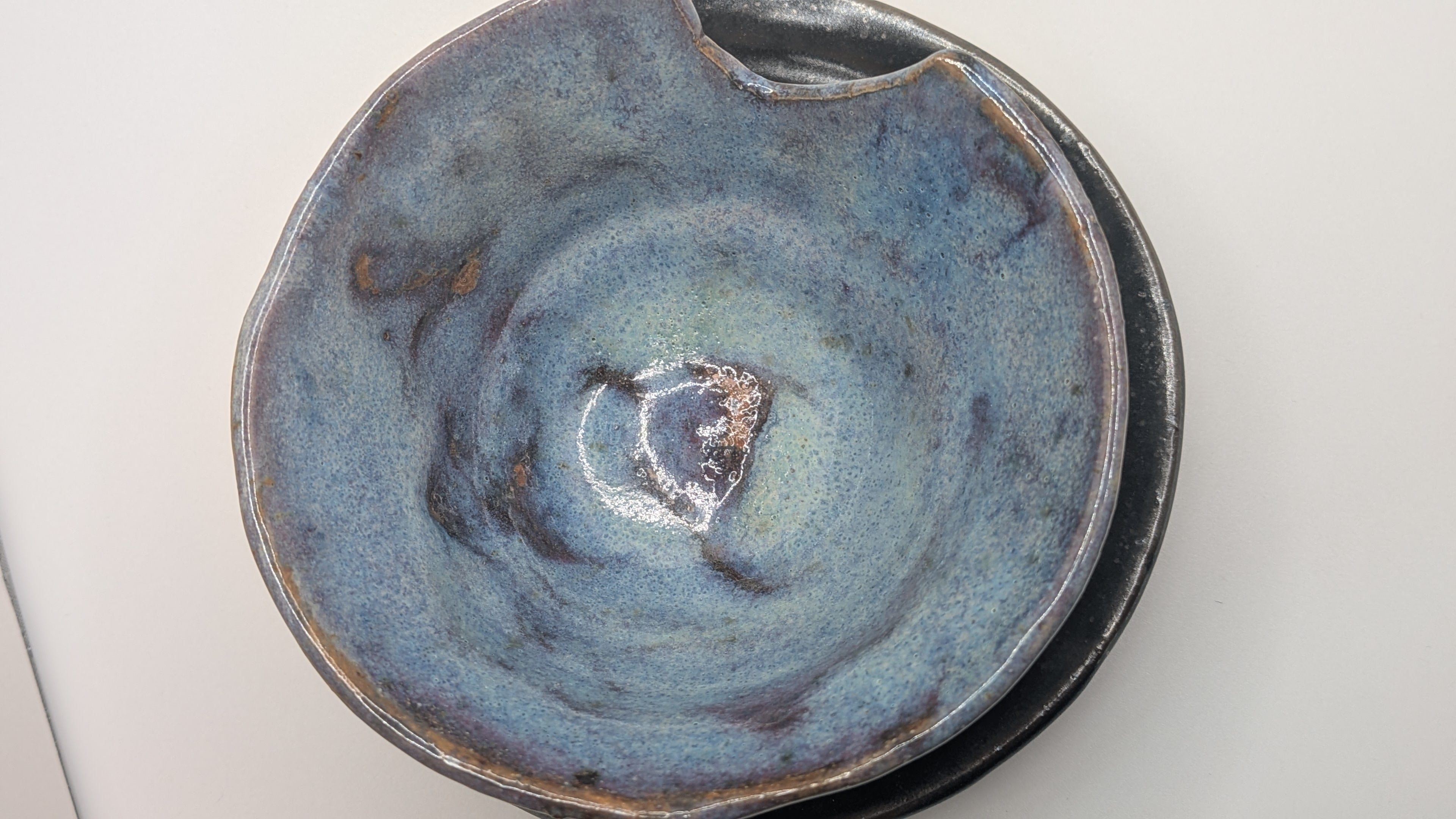Chipped Tea Cup and Plate
