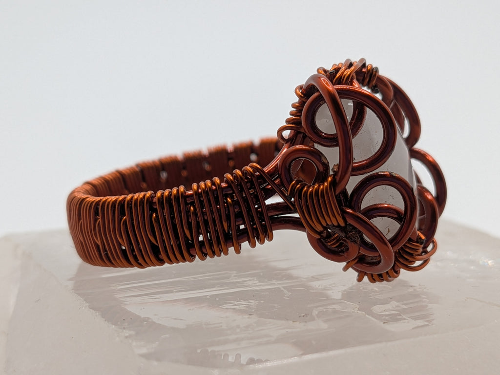 WuSah Designs Moonstone & Copper Ring Price: $88