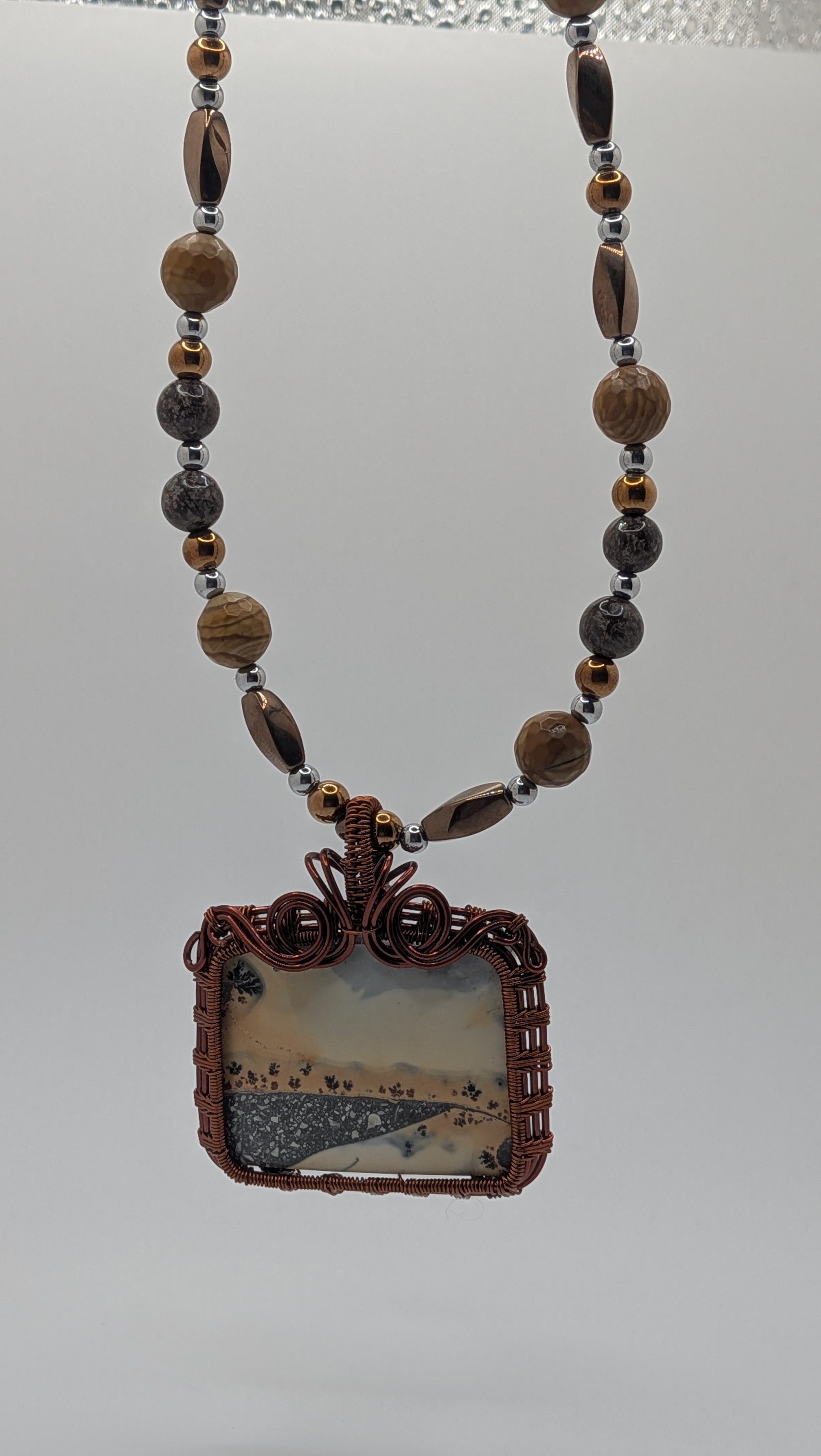 WuSah Maligano Jasper Pendant