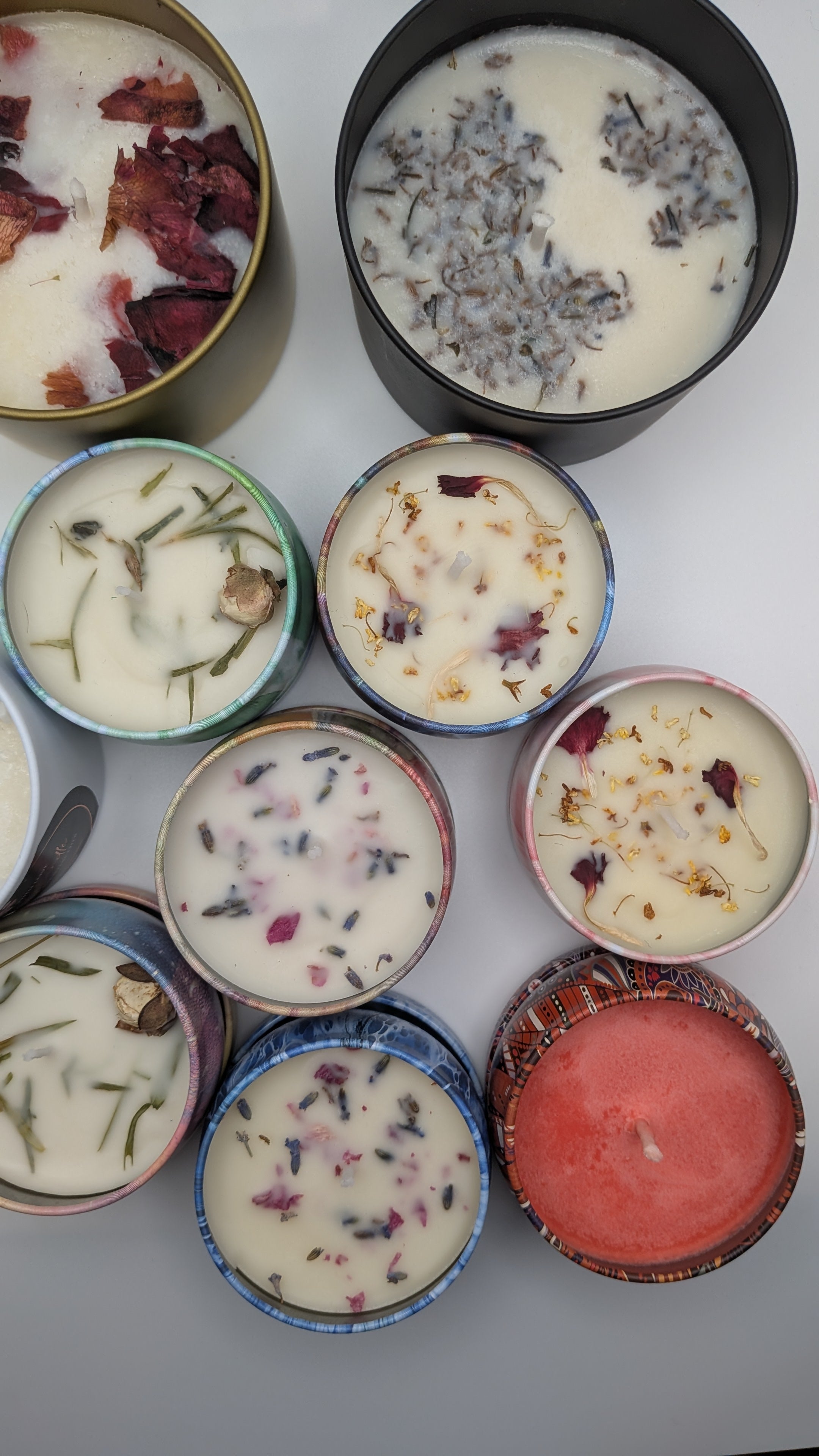 Variety Nature Inspired Luxury mini candles