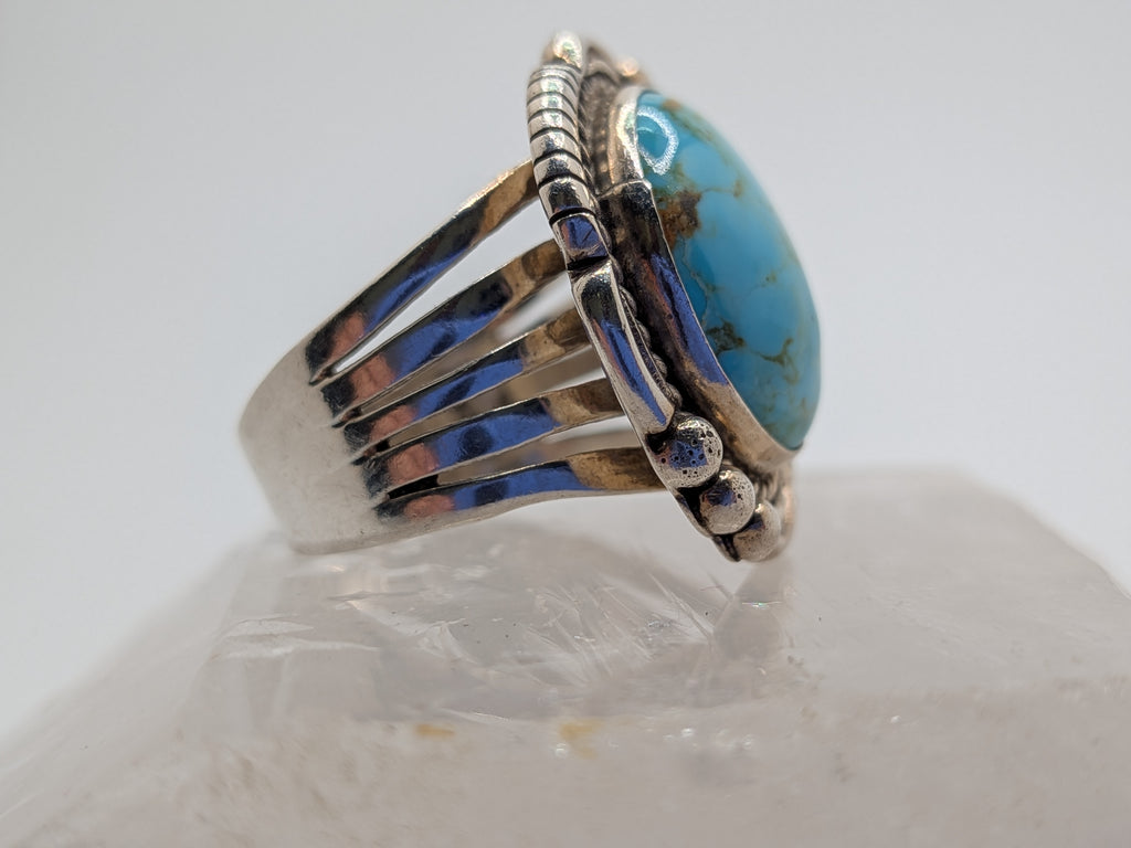Sterling Silver Turquoise Ring $185 Her Jeweler (Copy)