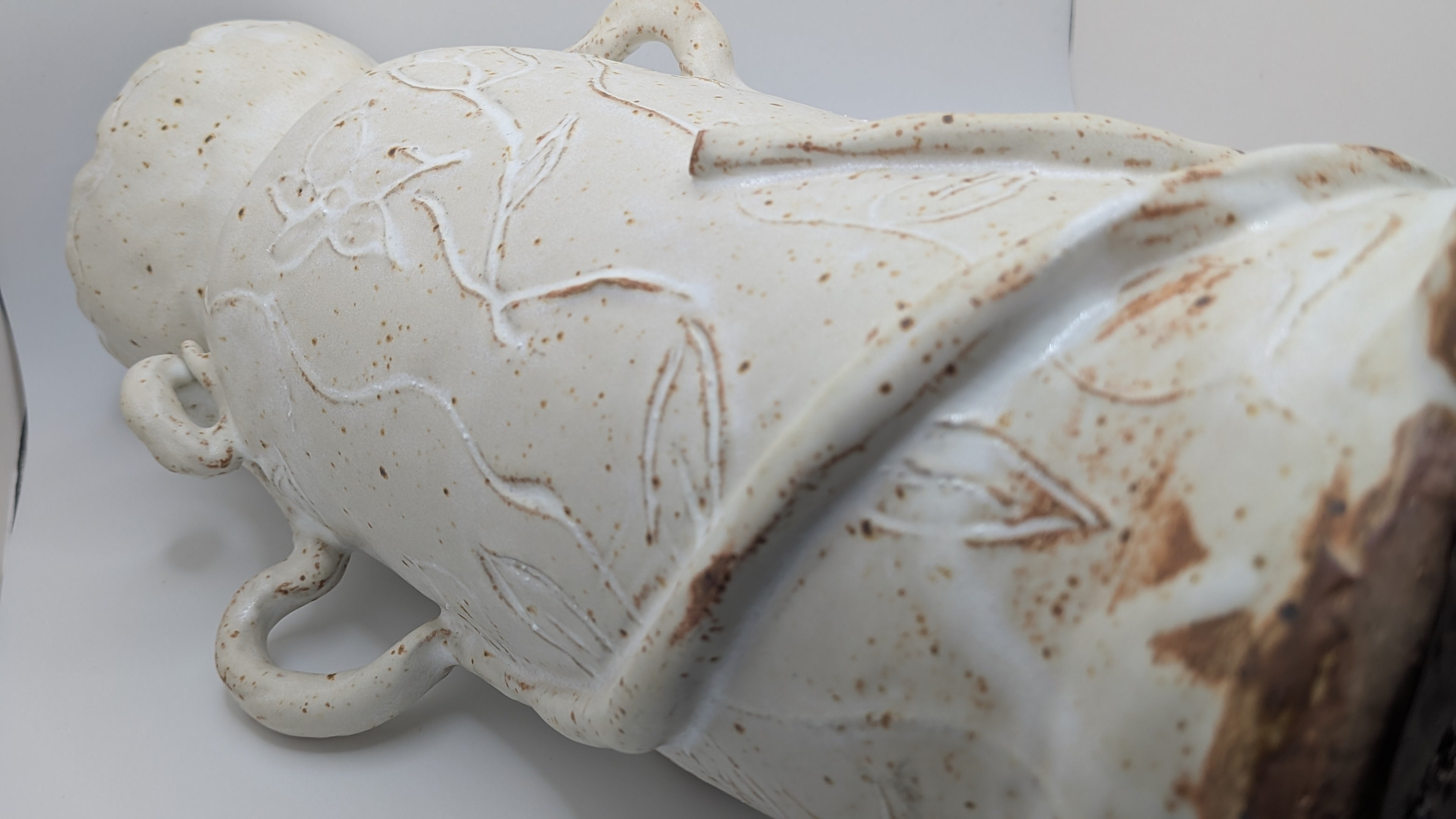 Floral Totem Vessel by Cheyanna Paints