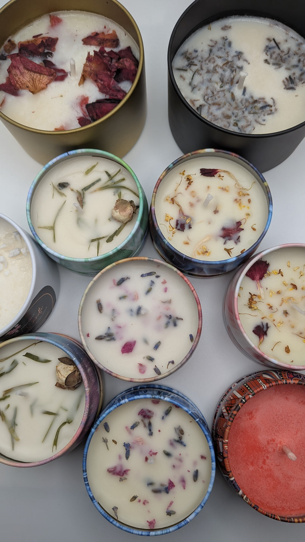 Variety Nature Inspired Luxury mini candles