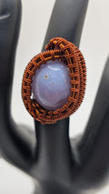Wu-Sah Designs Pure Copper and Lavender Stone Ring
