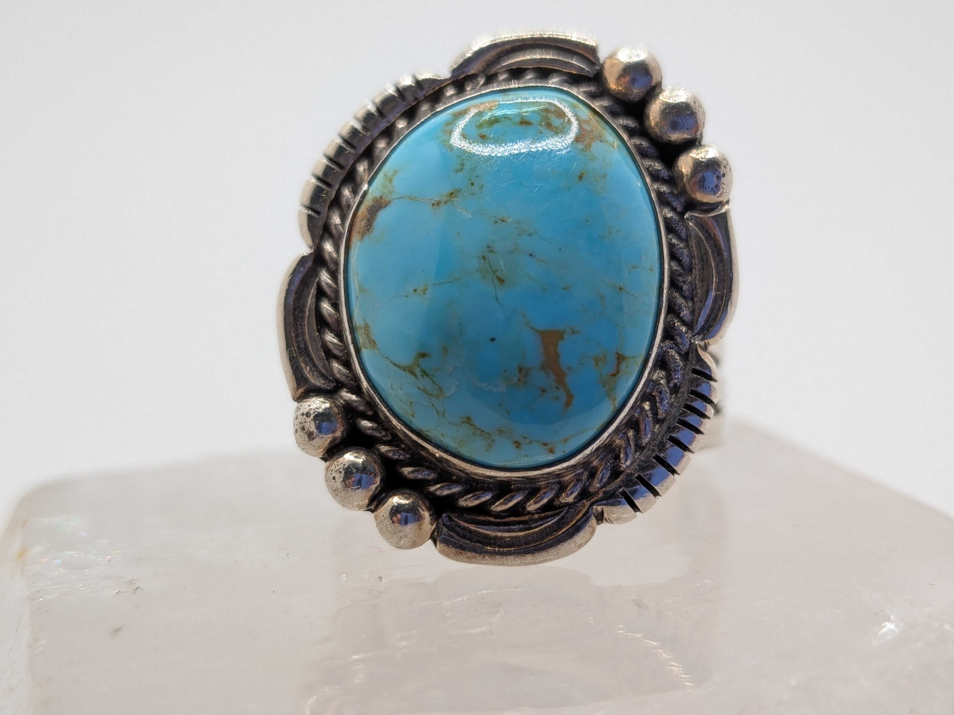 Sterling Silver Turquoise Ring $185 Her Jeweler (Copy)